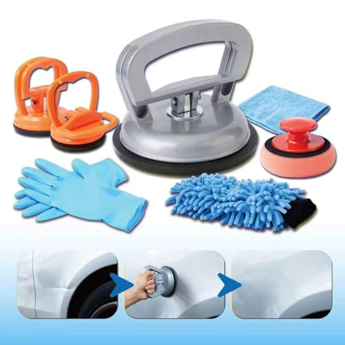 Aluminum Dent Puller | 7 Pack Strong Dent Removal Tool | Car Dent Puller Kit for Car Suction | Dent Repair Kit for Cars Body|Glass|Screen|Moving Objects