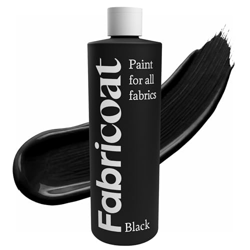 Fabricoat Fabric Paint & Upholstery Dye, Black, Flexible Finish - color: Black, size: 250 ml