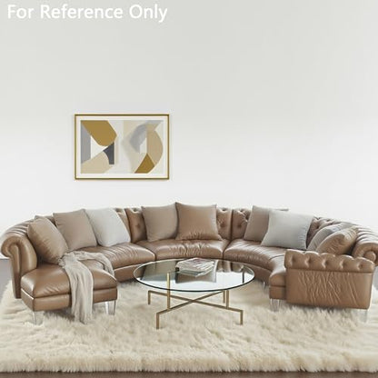 Clear Acrylic Couch Legs, 2 Inch Height, 2 Inch Width, 4Pcs - size: H 2 Inch