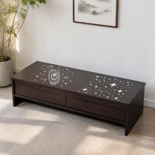 Large Star Stencils for Painting on Wood Wall Reusable Templates for Crafts - style: Fantastical starry sky