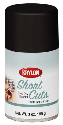 3 Oz Flat Black Short Cuts® Spray Paint [Set of 6]