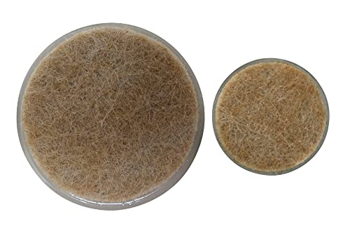 Shepherd Hardware 9936 Nail On Furniture Glides with Felt Pads, 1-Inch and 1-1/2-Inch, 20-Count, Almond