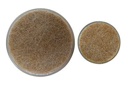 Shepherd Hardware 9936 Nail On Furniture Glides with Felt Pads, 1-Inch and 1-1/2-Inch, 20-Count, Almond