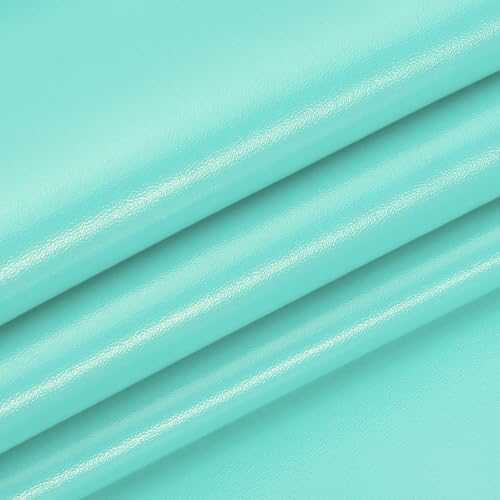 PATIKIL 29x17x0.03 Inch PU Leather Sheets, Soft Colored Faux Cowhide Grain PU Leather Sheet Repair Fabric Patch for Book Binding, Repairing, Crafting, Sewing, Lake Blue - color: Lake Blue
