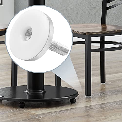 4Pcs M10 Thread Furniture Levelers M10 Table Leveling Feet Adjustable Leveler Feet Screw On Furniture Glide Leveling for Chairs, Table, Cabinets, M10 x 38mm Thread Rod - size: M10 x 38mm, 4Pcs