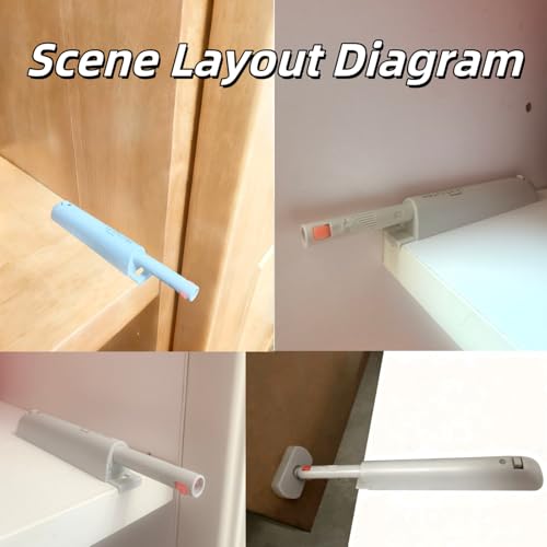 8 Sets Push Open Door Latch Touch Latches Push Latch Damping rebounder for Cabinet Hardware Release Latch Kitchen Drawer Push Catch Press Out Latch