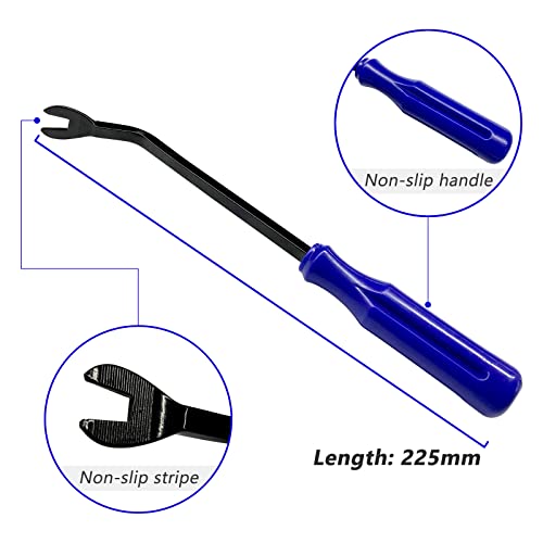 XLSFPY Auto Trim Rivet Removal Tool Kit, Fastener Car Panel Door Interior Window Tool, Auto Clip Fastener Remover Pry Tool, Clip Puller Rivet Removal Tool