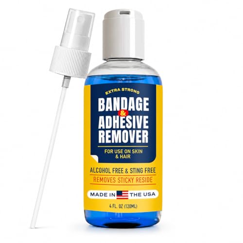 Berkland Sting-Free Medical Adhesive Remover, 4 oz - Gentle on Skin