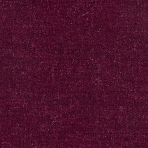 Liz Jordan Hill Luxury Chenille Upholstery Fabric, AC Veneto,302Boysenberry - color: Boysenberry, size: 2 Yard (54” x 72”) continuous yards