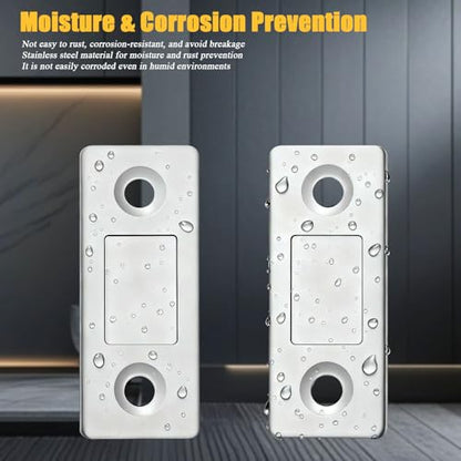 Cabinet Magnetic Catch,Ultra Thin 4 Pack Cabinet Door Magnetic Latch
