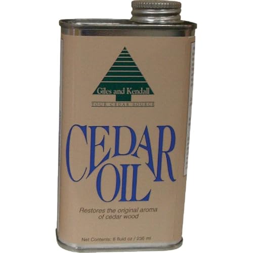 Giles & Kendall Low Luster Clear Oil-Based Cedar Oil 8 oz.
