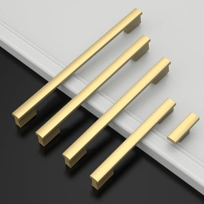 Brushed Gold Cabinet Knobs Round Drawer Pulls 12 Pack - color: Matte Gold, size: 2 Inch Diameter