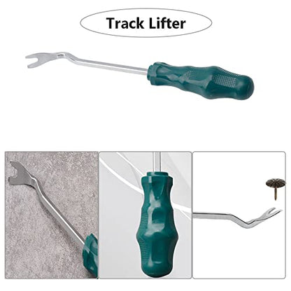 5pcs Upholstery Tacks Tools, Double-Faced Upholstery Mallet with 2 Replacement Rubber Heads,Tack Lifter,and Removal Pliers for Sofa, Chair, Bed and Other Furniture (Upholstery Tacks Tools) - color: Upholstery Tacks Tools