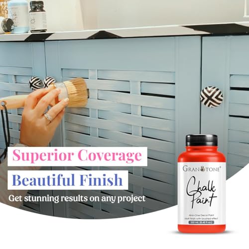 GRANOTONE Chalk Paint Red 4.1 fl oz 120 ml - color: RED, size: 4.1 Fl Oz