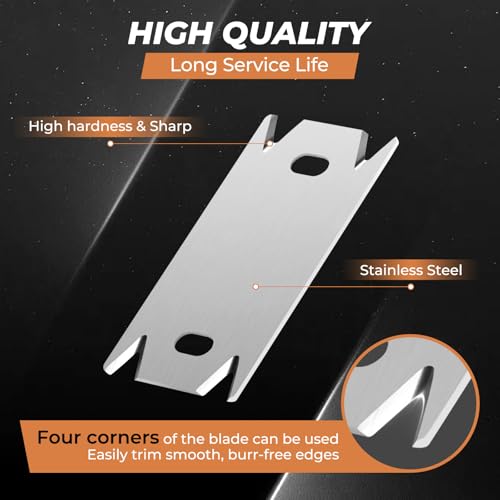 Edge Banding Trimmer for Woodworking & 2PCS Replacement Blades - size: 1 Trimmer with 2 Replacement Blades