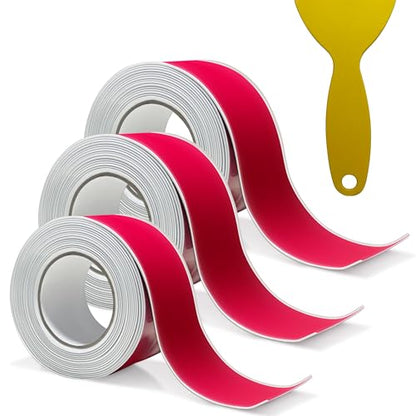 Self-Adhesive Waterproof Caulk Tape for Toilet, Tub, Kitchen, Corners, Bath - style: 3 Rolls-RIF