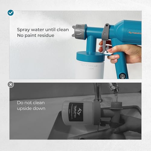 Tilswall Paint Sprayer Dreamer400 Ultra-Light Spray Gun for Painting Blue - color: Blue