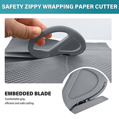 Gomake Vinyl Wrap Tool Kit Car Window Tint Installation Tools Wrapping Kit - color: Grey