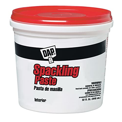 DAP Spackling Paste, White, 32 Oz (7079810204) - size: 32 Fl Oz (Pack of 1)