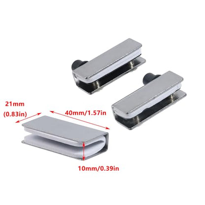 Antrader Glass Door Pivot Hinge with Magnetic Catch and Clamp
