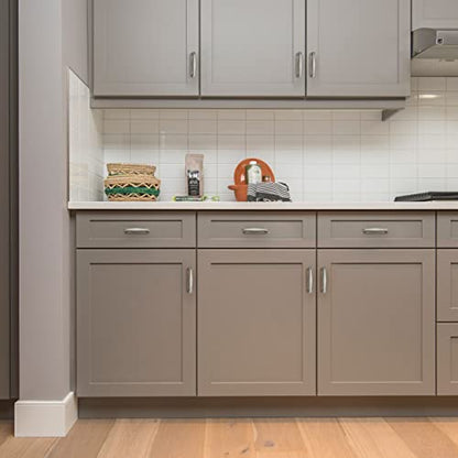 Ravinte Brushed Nickel Cabinet Handles Solid Cabinet Pulls 3 Inch 30 Pack - color: Brushed Nickel