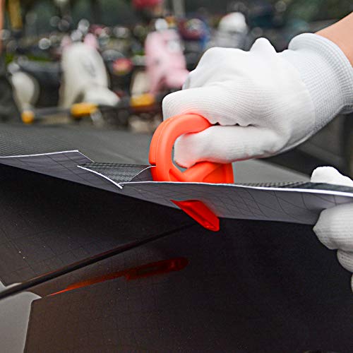 Gomake Vinyl Wrap Tool Kit Car Window Tint Installation Tools Wrapping Kit - color: Mix Color