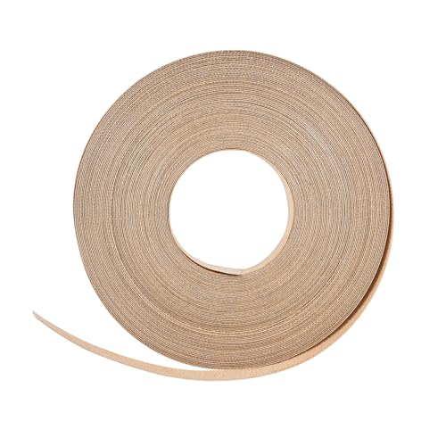 Birch Edge Banding, 3/4 Inch x 50 ft Roll Pre-Glued Iron On Wood Veneer Edging Banding Tape with Hot Melt Adhesive Flexible Edge Band for DIY & Professional Projects - color: Birch Wood, size: 3/4 Inch x 50 ft