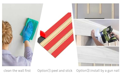 Real Wood Wall Planks-5" White Shiplap Panel Peel and Stick 10Pack 12.5SqFt - color: Low-key rustic style