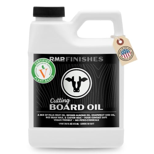 RMP Finishes Plant-Based Cutting Board Oil for Cutting Boards, Wood Butcher Block, Charcuterie, Vegan, Food Grade Finish, 16 fl oz - size: 16 Fl Oz
