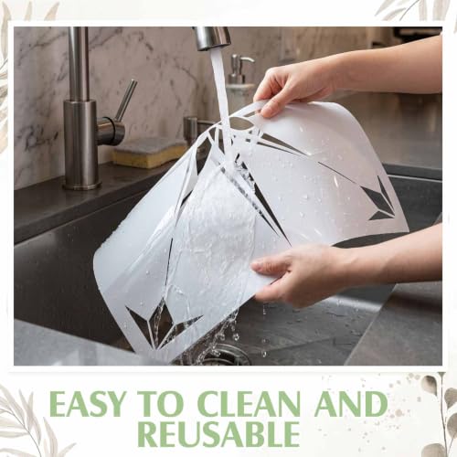 Zonon 4 Pcs 18 in Reusable Tile Stencil for Painting Large Pattern - size: 18 in, style: Compass Star