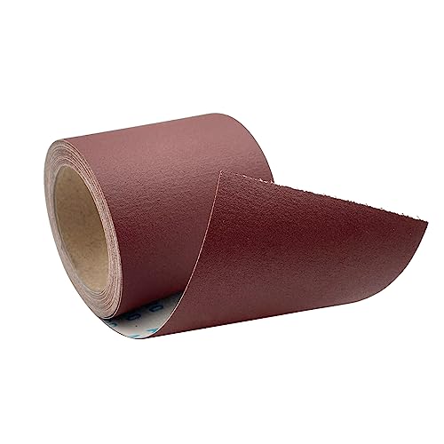 320 Grit Sandpaper Roll 4.5'' Wide 10Yard (= 71Pcs 1/4 Sheet Sandpaper) Abrasive Emery Cloth Sand Paper Roll for Dry Wet Sanding Polishing Wood Metal Glass Automotive Furniture PVC Primers (320 Grit) - size: 320 Grit