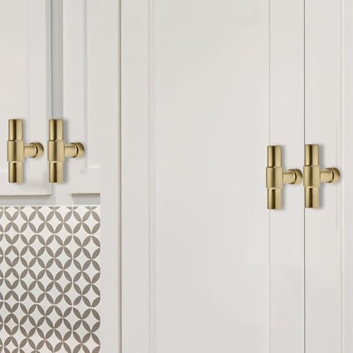 10 Pack Champagne Bronze Cabinet Knobs, 2 Inch(50mm) Cabinet Handles Kitchen Hardware for Cabinets and Drawer Pulls - color: Champagne Bronze, size: 2"(50mm) hole center