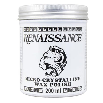 NEW Renaissance Wax 200ml, Protects Furniture, Leather, Marble, Metal, & Paintings