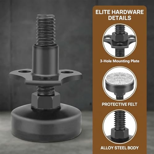 Adjustable Furniture Leveling Feet, 4 Pack