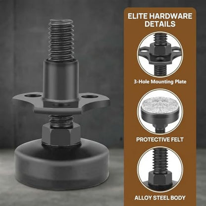 Adjustable Furniture Leveling Feet, 4 Pack
