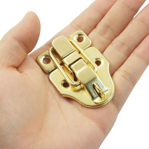 2-Pack Metal Toggle Latch, Gold - color: Gold