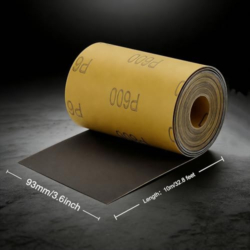 MAXMAN 800 Grit Sandpaper Roll,Silicon Carbide,Longboard Sandpaper for Wood - style: 800 Grit