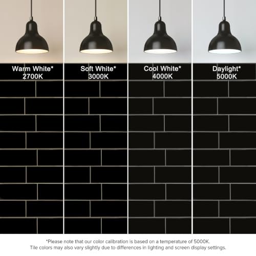 Thicker Design Peel and Stick Wall Tile，Self Adhesive Backsplash Tiles for Kitchen & Bathroom (10 Sheets, Black) - color: Black with Grey Grout