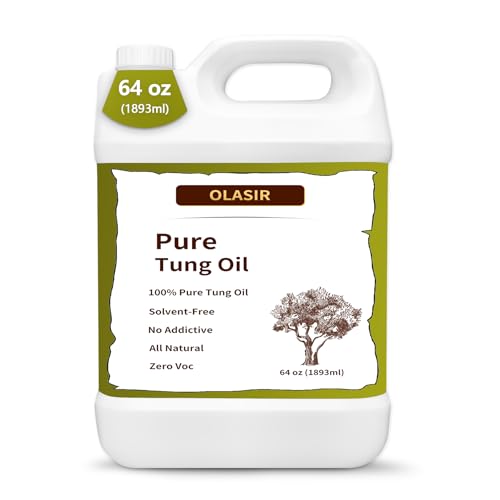 64 oz 100% Natural Pure Tung Oil for Wood Finishing - size: 64 ounce
