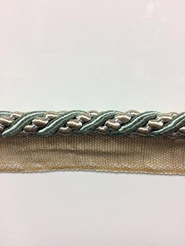 3/8" Cord Edge Lip Cord (Black/Rust & Beige) CE-3/47-3-35 Upholstery