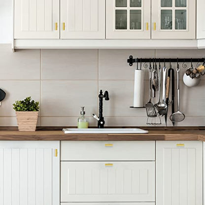 Ravinte Brushed Brass Square Cabinet Handles & Pulls 2 Inch Length 30 Pack - color: Brushed Gold