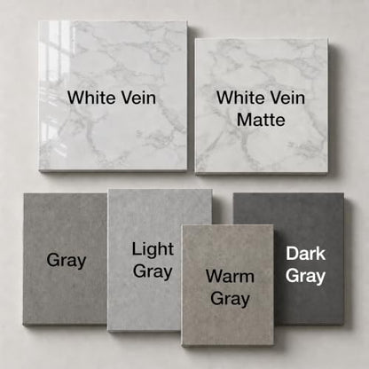 Very Berry Sticker Marble Contact Paper (Stone White, 24" x 78", 2 Pack) Thick Premium Peel and Stick Countertop Wrap, Waterproof Vinyl, Renter Friendly for Kitchen Counters, Bathroom Vanities - color: White, size: 24" x 78" (2-pack)
