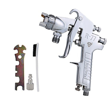 Ouya R77P Paint Sprayer Pressure Feed High Efficiency Spray Gun Nozzle Size 2.5mm - size: Nozzle Size 2.5mm
