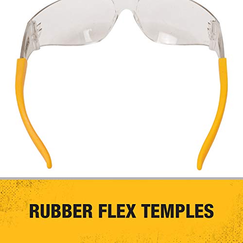 DEWALT DPG54-9C Safety Glasses ANSI Z87.1+ Impact Rated Indoor Outdoor Lens - size: One Size