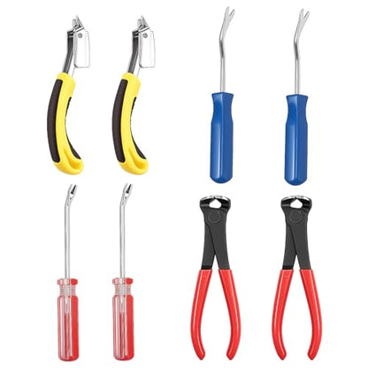 8 Pack Upholstery Staple Remover Tack Puller Nail Remover Tool Set - size: 8 pcs
