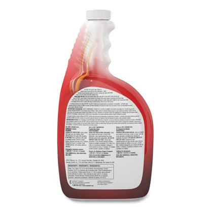 Spitfire Professional All Purpose Heavy Duty Power Cleaner Degreaser, Removes Dirt Grime and Black Heel Marks, 32 Fl Oz bundled with Microfiber Cloth
