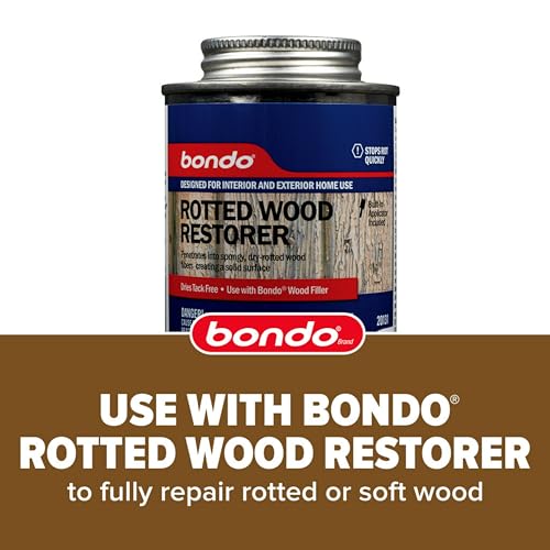 Bondo FD-PT-ES Wood Filler 12 oz with Hardener 0.5 oz, Pack of 2 - size: 2 Filler 12 oz, 2 Hardener 0.5 oz