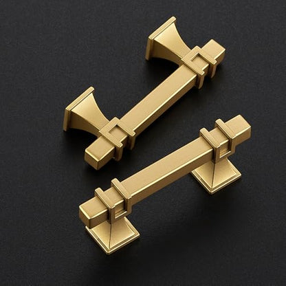 HOME EDIT Gold Pulls Cabinet Handles 2-1/2 Inch 10 Pack - color: Gold, size: 2-1/2 In Hole Center