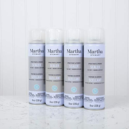 MARTHA STEWART 8oz Spray Paint, Gloss Clear Sealer - color: Gloss Clear Sealer