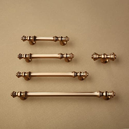 Asidrama 1 Pack 3 Inch(76mm) Champagne Bronze Kitchen Cabinet Handles,Brushed Brass Cabinet Pulls Kitchen Cabinet Hardware for Cupboard Gold Drawer Pulls - color: Champagne Bronze, size: 3" Hole Center, style: 1 Pack